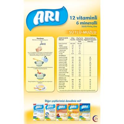 Arı Milk Banana Rice Flour 250 g - 2