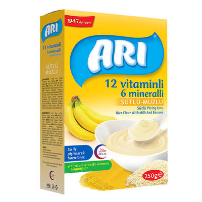 Arı Milk Banana Rice Flour 250 g - 1