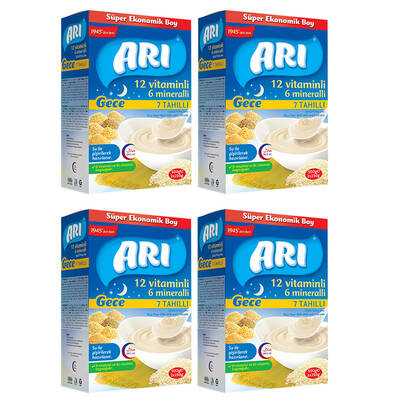 Arı - 7 Grain Rice Flour with Royal Jelly 500 g 4-pack
