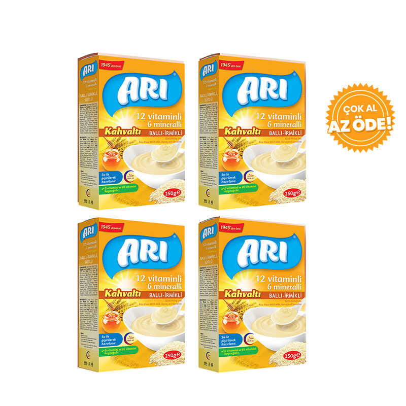 Arı Sütlü Ballı İrmikli Kahvaltı Pirinç Unu 250 G 4