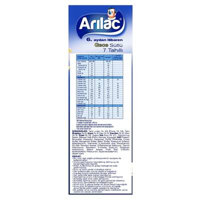 Arılac Instant Infant Cereal with Milk 7 Cereals 400 G - 3