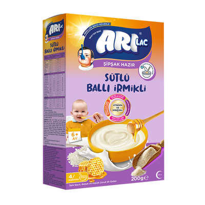 Arılac - Arılac Ballı İrmikli Kaşık Maması 200 gr