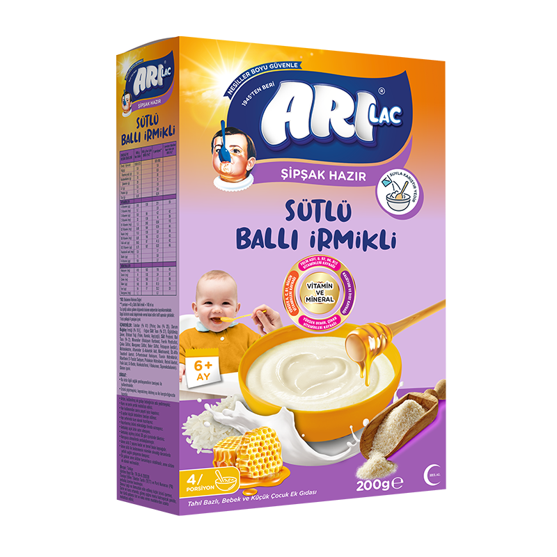 Arılac Ballı İrmikli Kaşık Maması 200 G