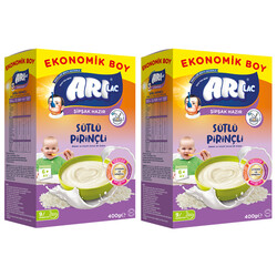 Arılac - Arılac Milk Rice Instant Infant Cereal 400 g 2 pcs