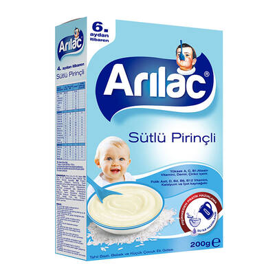 Arılac - Arılac Sütlü Pirinçli Kaşık Maması 200 g