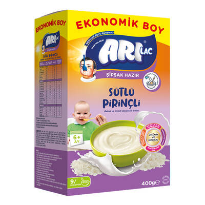 Arılac - Arılac Sütlü Pirinçli Kaşık Maması 400 g