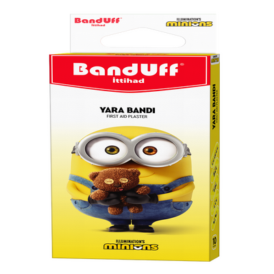 Banduff - Banduff Minions Teddy Bear Yara Bandı 10'lu
