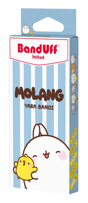 Banduff - Banduff Molang Mavi Yara Bandı 10'lu