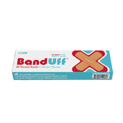 Banduff - Banduff Textile First Aid Plaster 10 pcs
