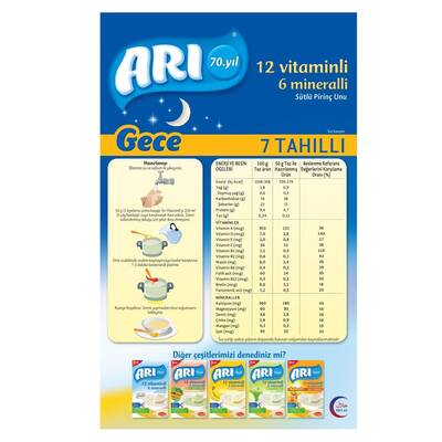 Arı Milk 7 Grain Night Rice Flour 200 g - 2