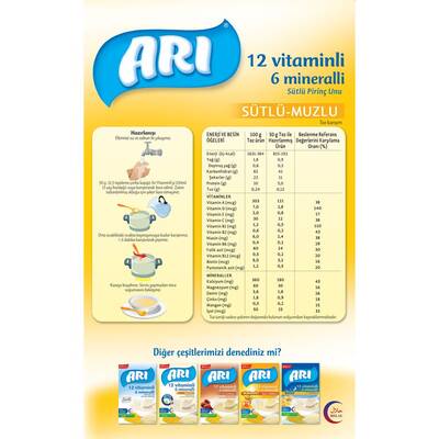 Arı Milk Banana Rice Flour 200 g - 2
