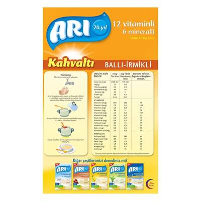 Arı Honey & Milk Semolina Breakfast Rice Flour 250 g - 2
