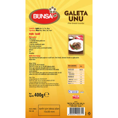 Bünsa Bread Crumbs 400 g - 2