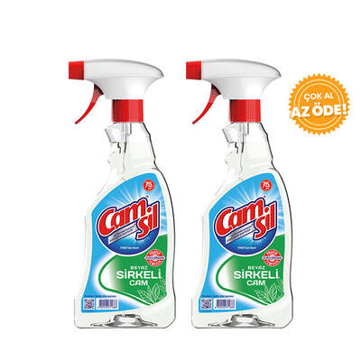 Camsil Window Cleaner White Shine 500 ml x 2 (Foam Sprayer) - 1