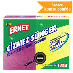 Ernet - 1092-E Ernet Non-Scratch Scrub Sponges 2 Pcs