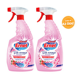 Ernet - Ernet Çok Amaçlı Temizleyici Çiçek Kokulu 750 ml 2'li