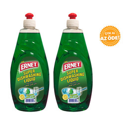 Ernet - Ernet Dishwashing Liquid Lemon 735 ml 2 pcs