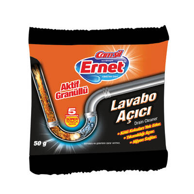 Ernet - Ernet Lavabo Açıcı Granül 50 g