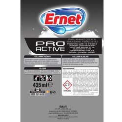 Ernet Proactive Stainless Steel Surface Cleaner 435 ml - Thumbnail
