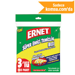 Ernet - Ernet Süper Emici Temizlik Bezi 3'lü