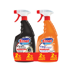 Ernet - Ernet Süper Yağ Çözücü 750 ml + Fırın Temizleyici 750 ml