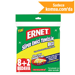 Ernet - Ernet Süper Emici Temizlik Bezi 8+2 Adet