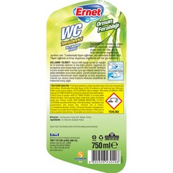Ernet Liquid WC Cleaner Forest Freshness 750 ml - Thumbnail