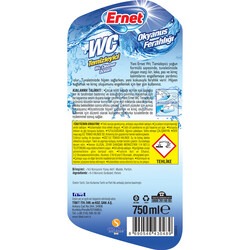 Ernet Liquid WC Cleaner Ocean Freshness 750 ml - Thumbnail