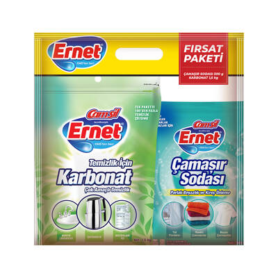 Ernet - Ernet Laundry Soda 500 g + Baking Soda 1.5 kg