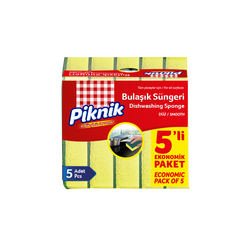 Piknik - Picnic Sponge Flat Green 5 Pcs