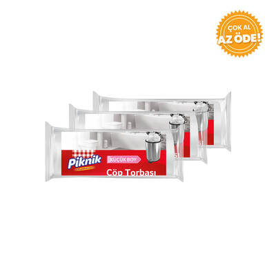 Piknik - Piknik Standard Garbage Bags Small Size 30 Packs of 3