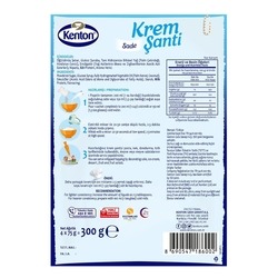 Kenton Whipped Topping Vanilin 300 g - Thumbnail