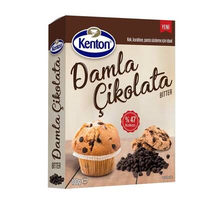 Kenton - Kenton Damla Çikolata Bitter 100 g