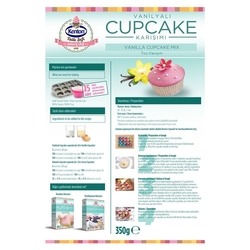 Kenton Vanilla Cupcake Mix 350 G - Thumbnail