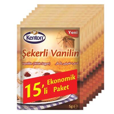 Kenton Şekerli Vanilin 15'li 75 g - 1