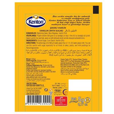 Kenton Şekerli Vanilin 15'li 75 g - 2