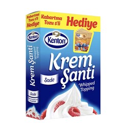 Kenton - Kenton Krem Şanti Sade 150 g + Kabartma Tozu 5'li Hediyeli Promosyonlu