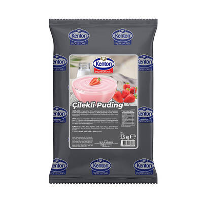 Kenton - Kenton Profesyonel Puding Çilekli 2,5 KG