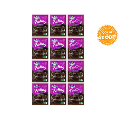 Kenton - Kenton Pudding Dark Chocolate 100 g 12 pcs
