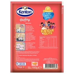 Kenton Strawberry Pudding Sugar Reduced Rafadan Tayfa 100 g - Thumbnail