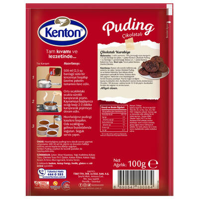 Kenton Puding Çikolatalı 100 g - 2