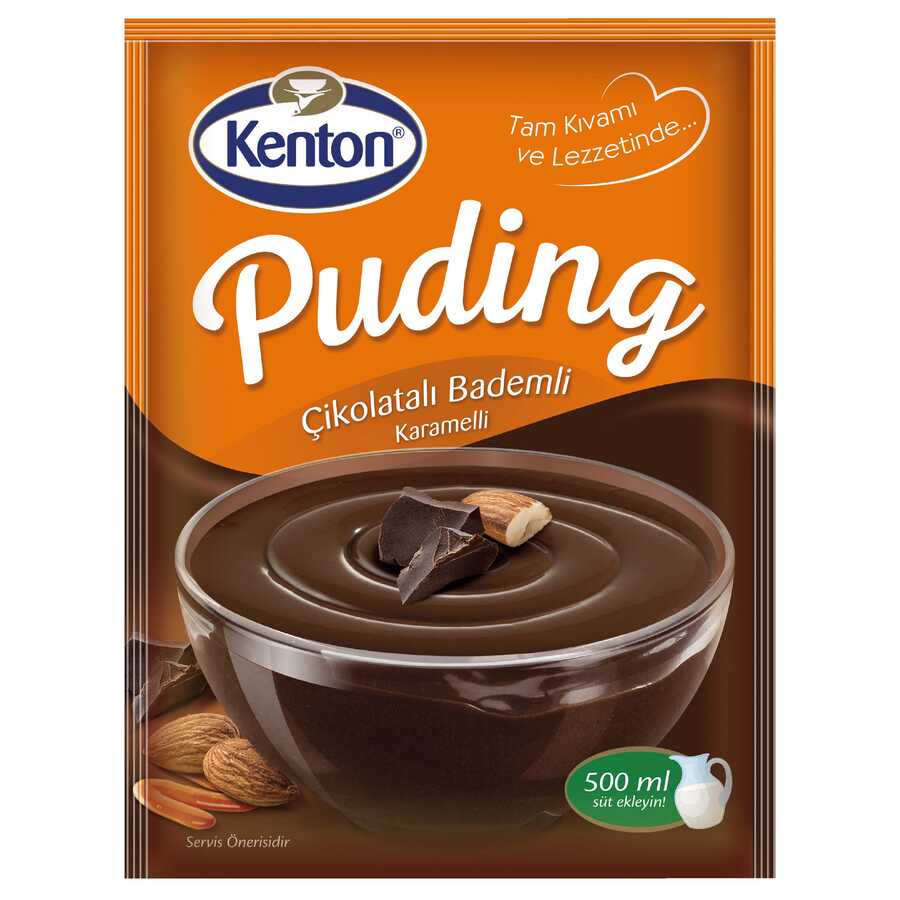 Kenton Puding Çikolatalı Bademli Karamelli 100 G