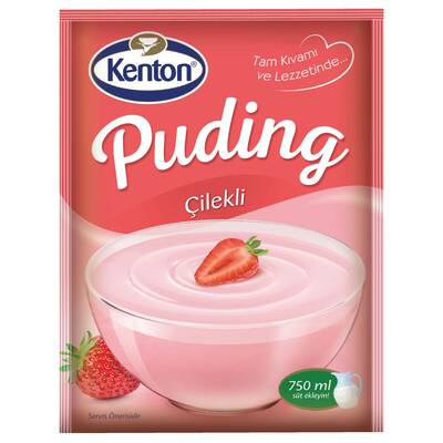 Kenton - Kenton Puding Çilekli 125 g