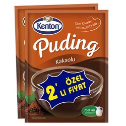 Kenton Puding Kakaolu 2'li 2x147 g - Thumbnail