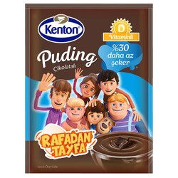 Kenton - Kenton Şekeri Azaltılmış Puding - Rafadan Tayfa Çikolatalı 100 g