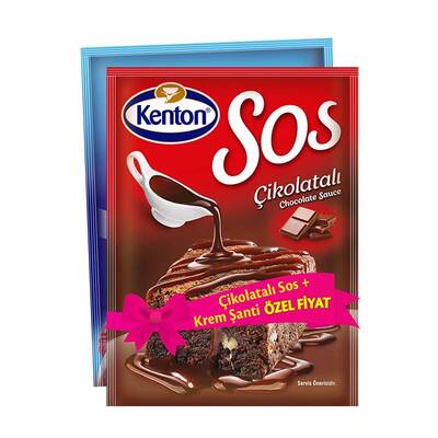 Kenton - Kenton Sos Çikolatalı + Krem Şanti Sade 75 g Özel Fiyat