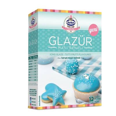 Kenton - Kenton Tatlı Şefi Glazür Mavi 100 g