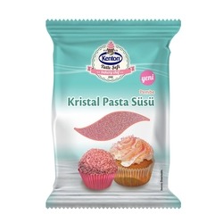 Kenton Tatli Şefi Kristal Pasta Süsü Pembe 45 g - Thumbnail