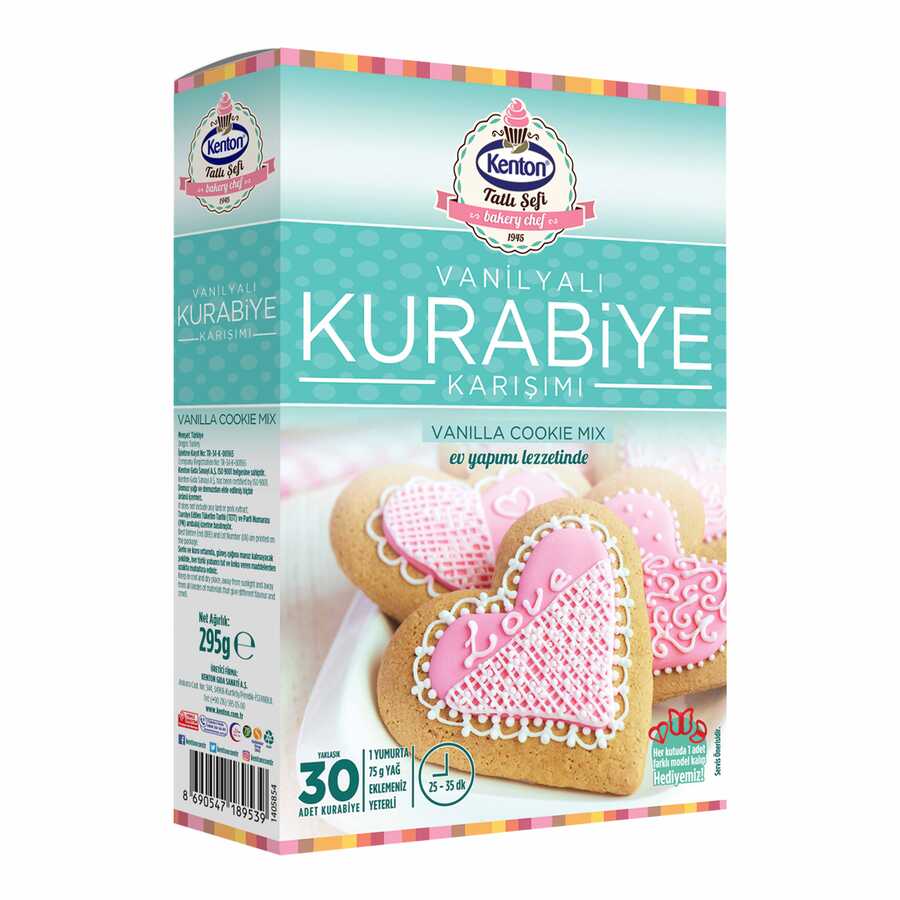 Kenton Tatlı Şefi Kurabiye Karışımı 295 G
