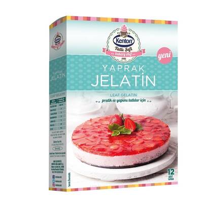 Kenton - Kenton Tatlı Şefi Yaprak Jelatin 20 g